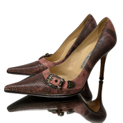 Vintage Y2K Italian Pointed Toe Stiletto Heels (US 5.5)