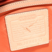 Vintage Coach Signature Camel Jacquard Shoulder Bag