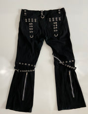 Black Banned Apparel chain pants