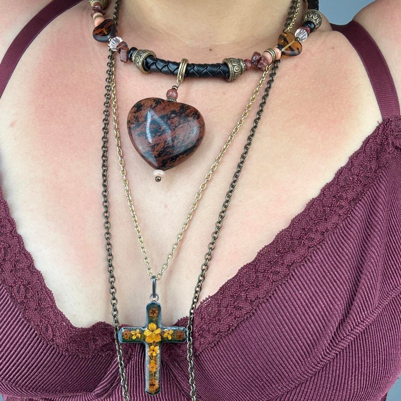 Multi-Layered Vintage Boho Necklace Stack
