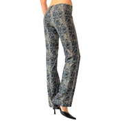 Y2K Tapestry Print Flares (XS)