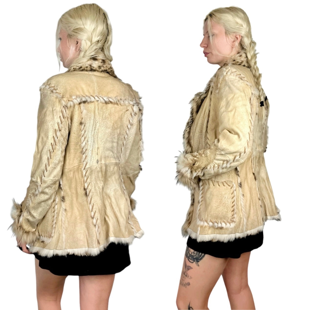 Italian Vintage Reversible Fur Coat (XS/S)