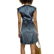 Vintage Polka Dot Babydoll Dress (S)