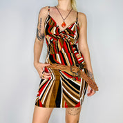 Geometric Funky Print Minidress (S)