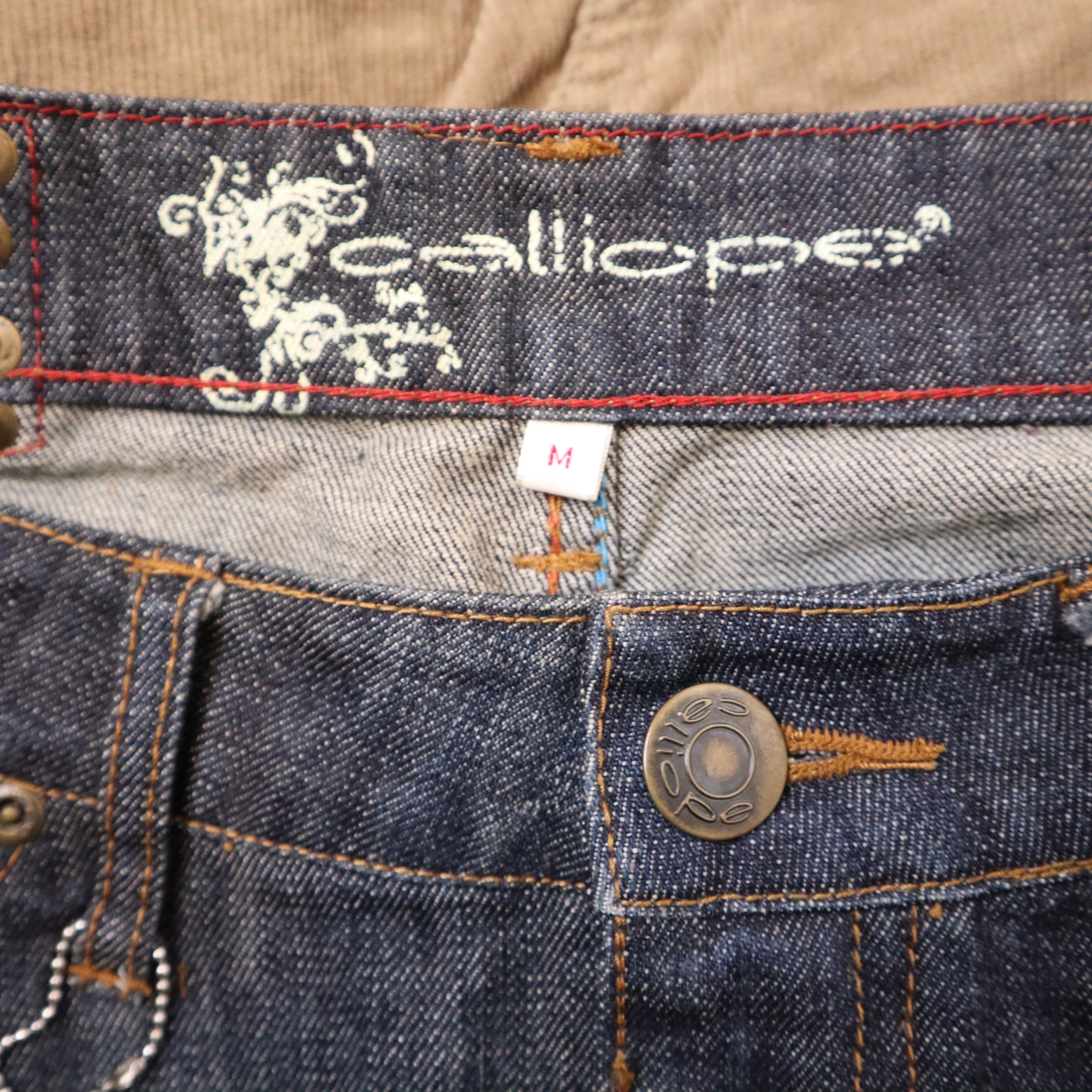 Y2K Studded Denim Mini Skirt (S/M)