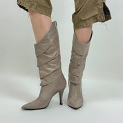 Miss Sixty Leather Blade Boots (8.5)