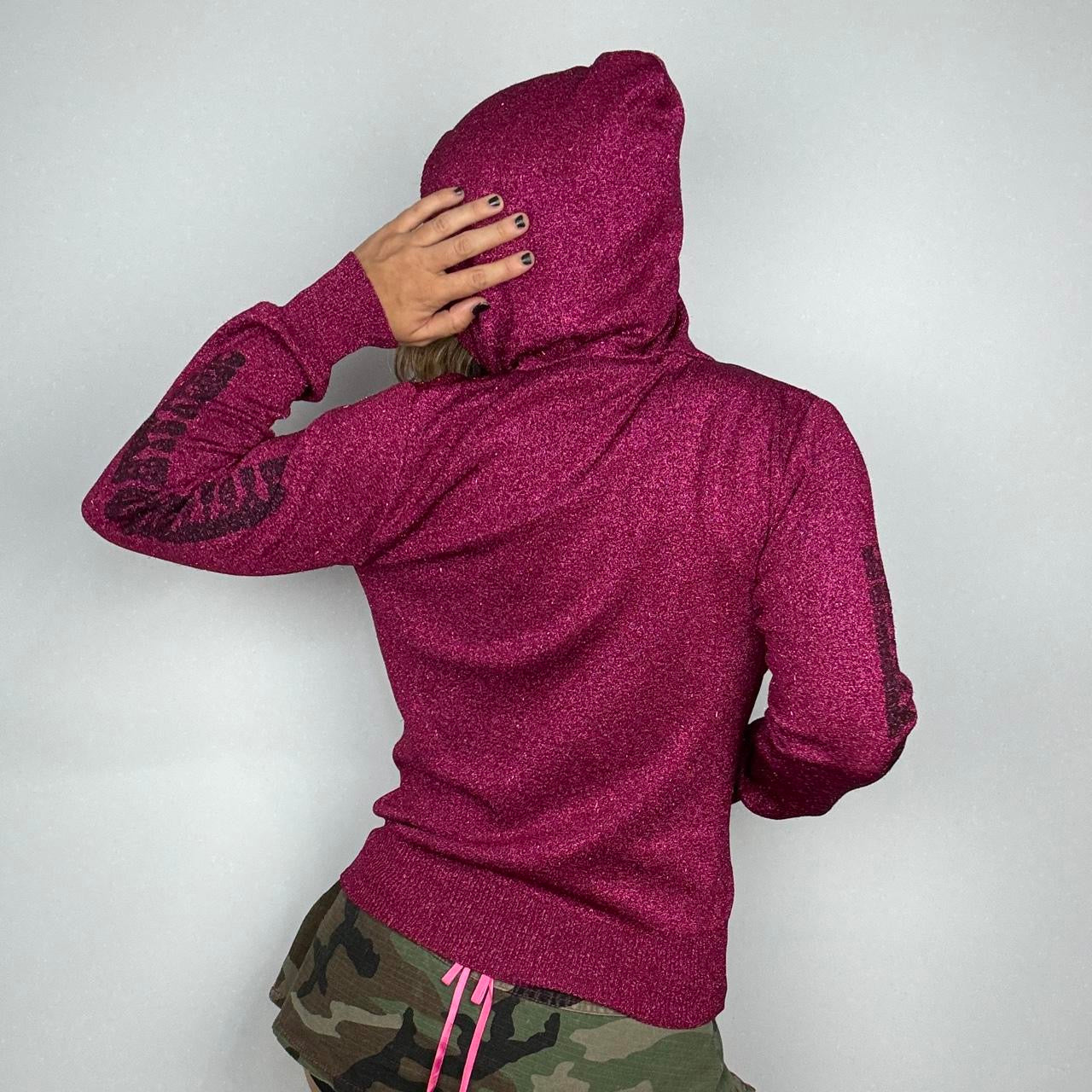 Hysteric Glamour Pink Glitter Hoodie (M/L)