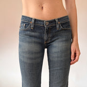 Y2K Low Rise Flare Jeans (XS)