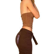 2000’s ruched tube top