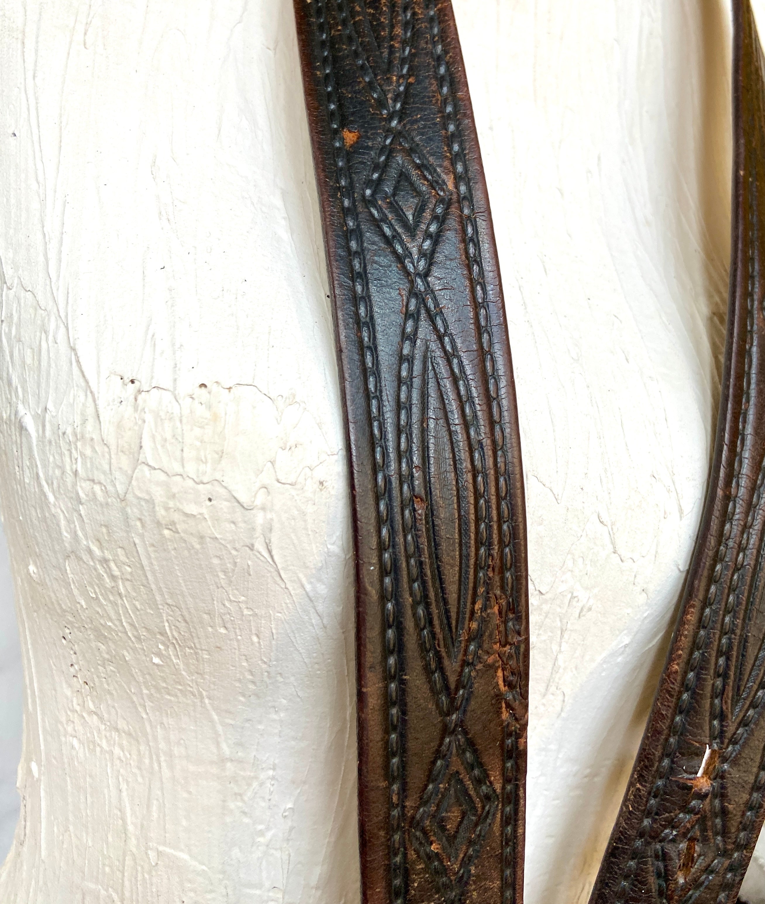 Vintage waist leather belt