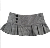 Charolette Russe Plaid Mini Skirt (S)