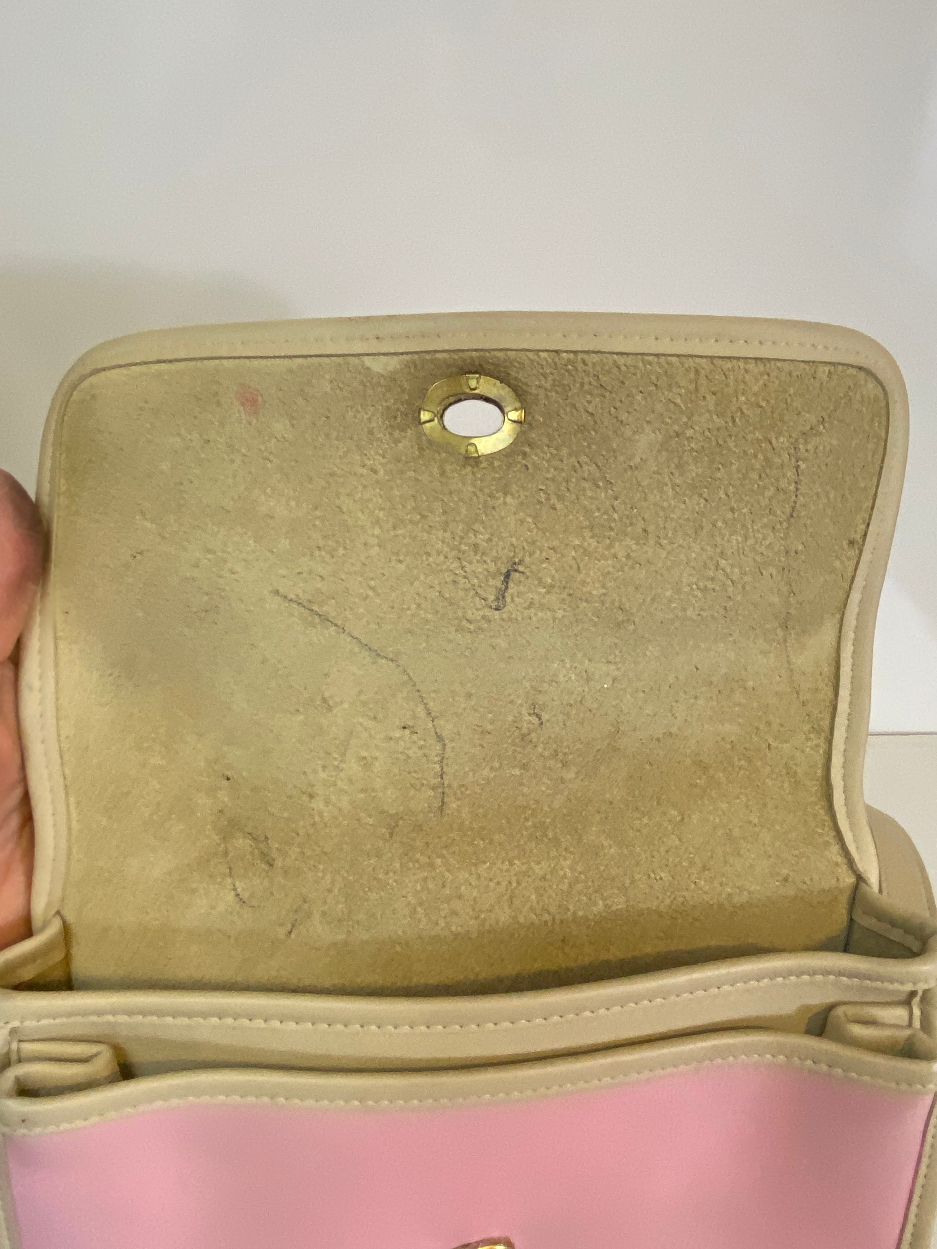 Repaint Vtg. 1980s COACH 
Leather Turnlock