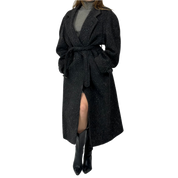 80’s Italian Wrap Coat (L/XL)