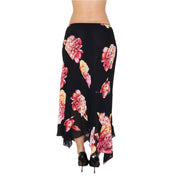 Y2K Italian Low Waisted Floral Skirt (S/M)