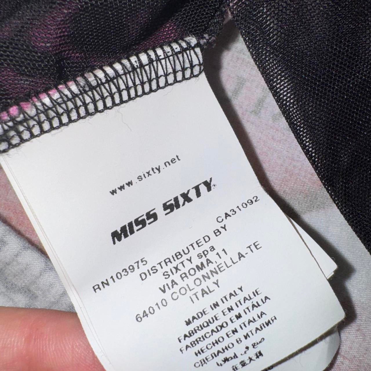 Miss Sixty Graphic Tube Top (M)