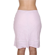 Y2K Italian Light Pink Linen Skirt (S)