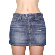 Y2K Italian Denim Mini Skirt (S)