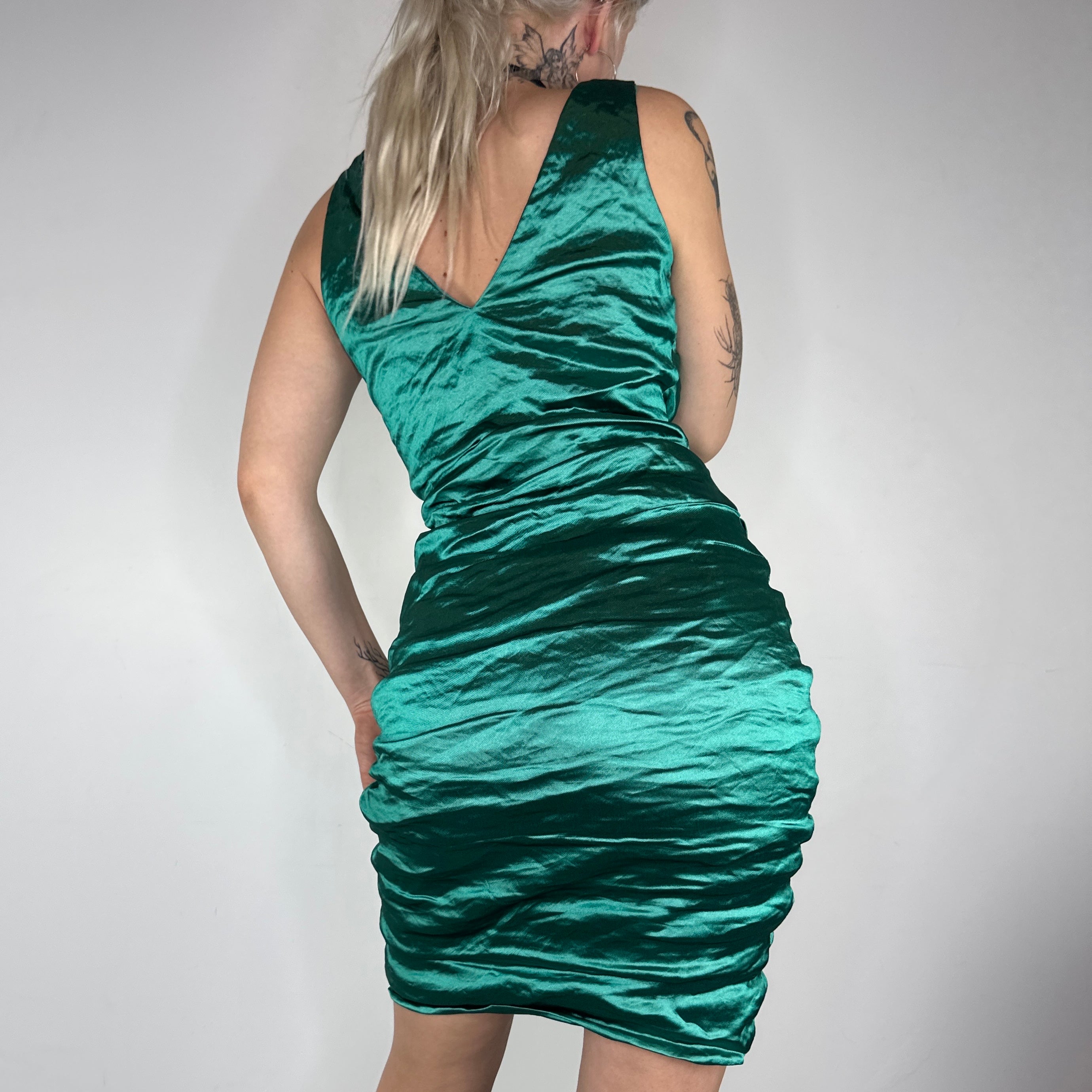 Nicole Miller Ruched Mini Dress (S/M)