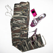 BB Jeans Embellished Camo Cargos (XS)