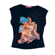 Voyage Passion Tribal Graphic Baby Tee (M)