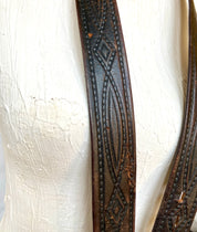 Vintage waist leather belt