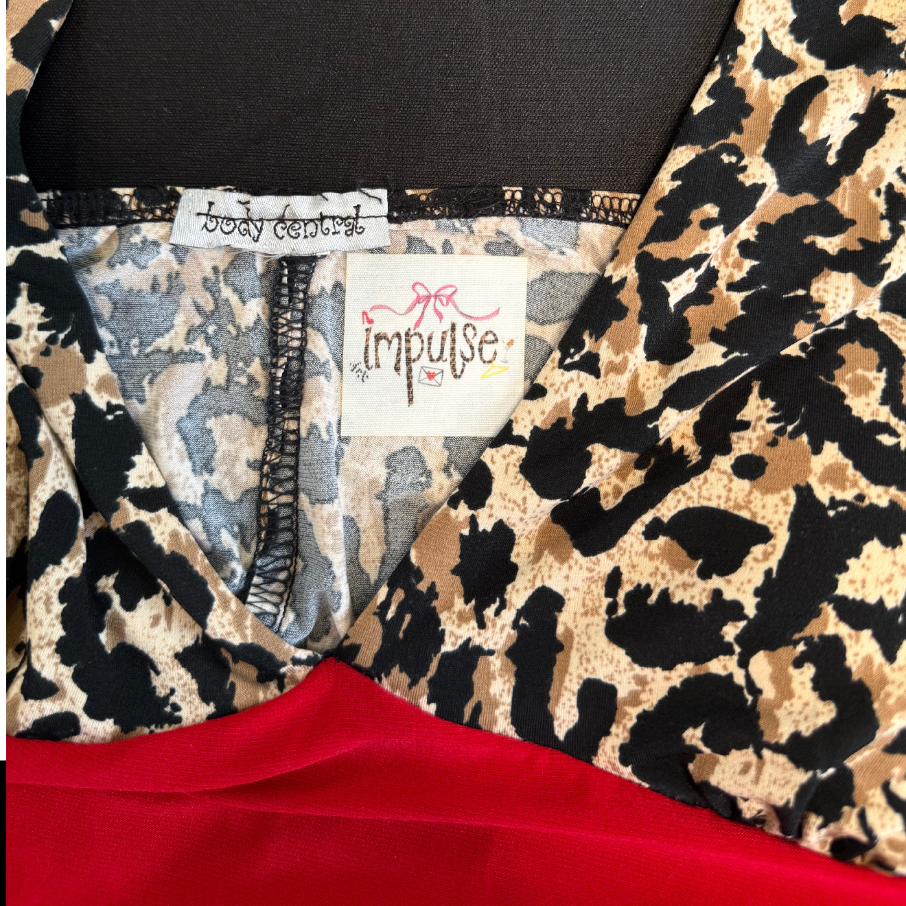 Body Central Leopard Halter (M)
