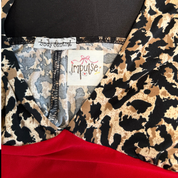 Body Central Leopard Halter (M)
