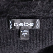 Y2K BEBE Black Off The Shoulder Sweater (XS/S)