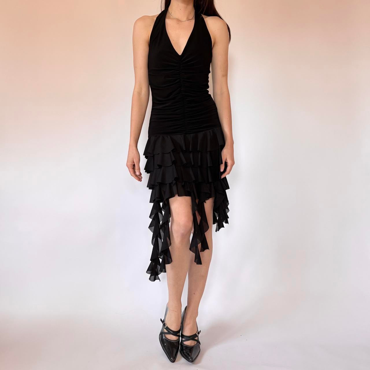 Y2K Noir Jellyfish Dress (M) Holy Thrift Y2K Noir Jellyfish Dress (M) Holy Thrift