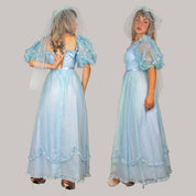 1950s Fairytale Gown & Headpiece Set (XS)