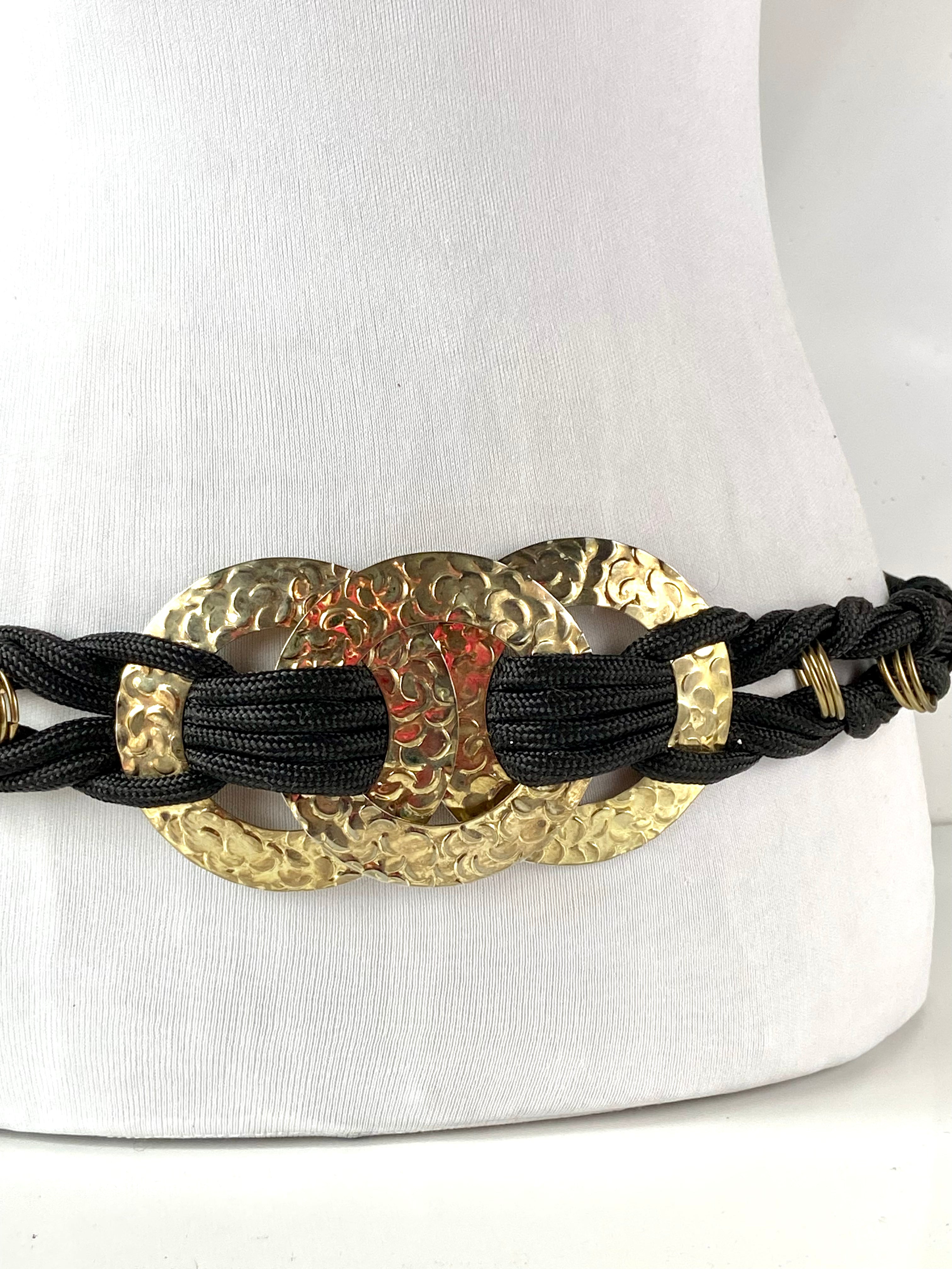 Gold ring belt