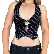 Sparkly Polka Dot Halter (S)