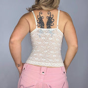 Oversized Bow Lace Cami Top (M)