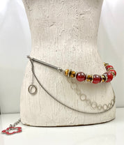 Beads & chain belt