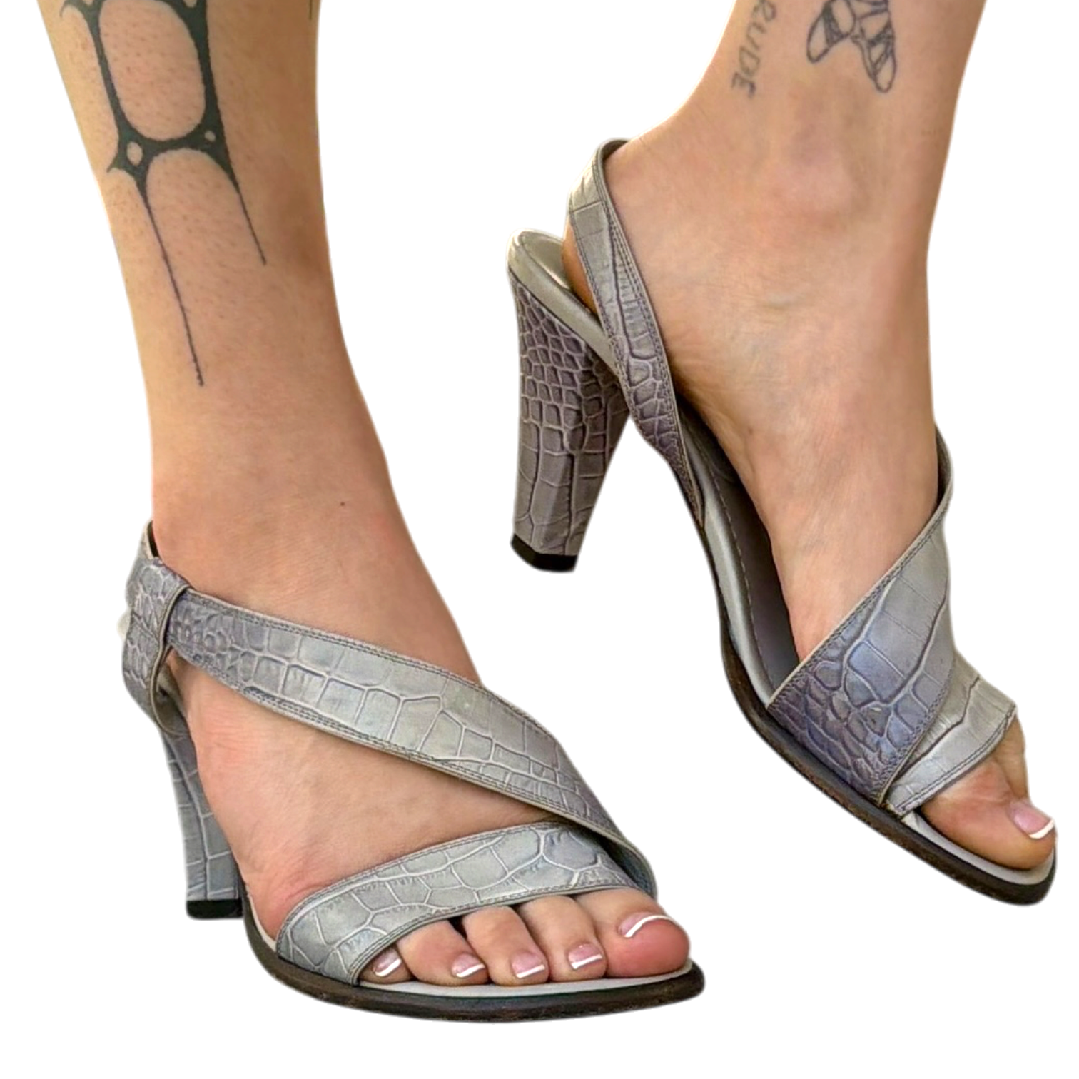 Vintage Marc Jacobs Croc Leather Heels (8)