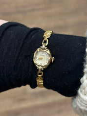 Dainty Gold Plated Gruen Watch