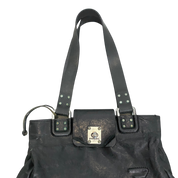 Vintage Leather Black Diesel Bag