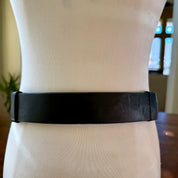 Chicos Black Leather Belt