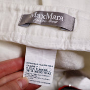 Y2K MAXMARA White Linen Pants (S/M)