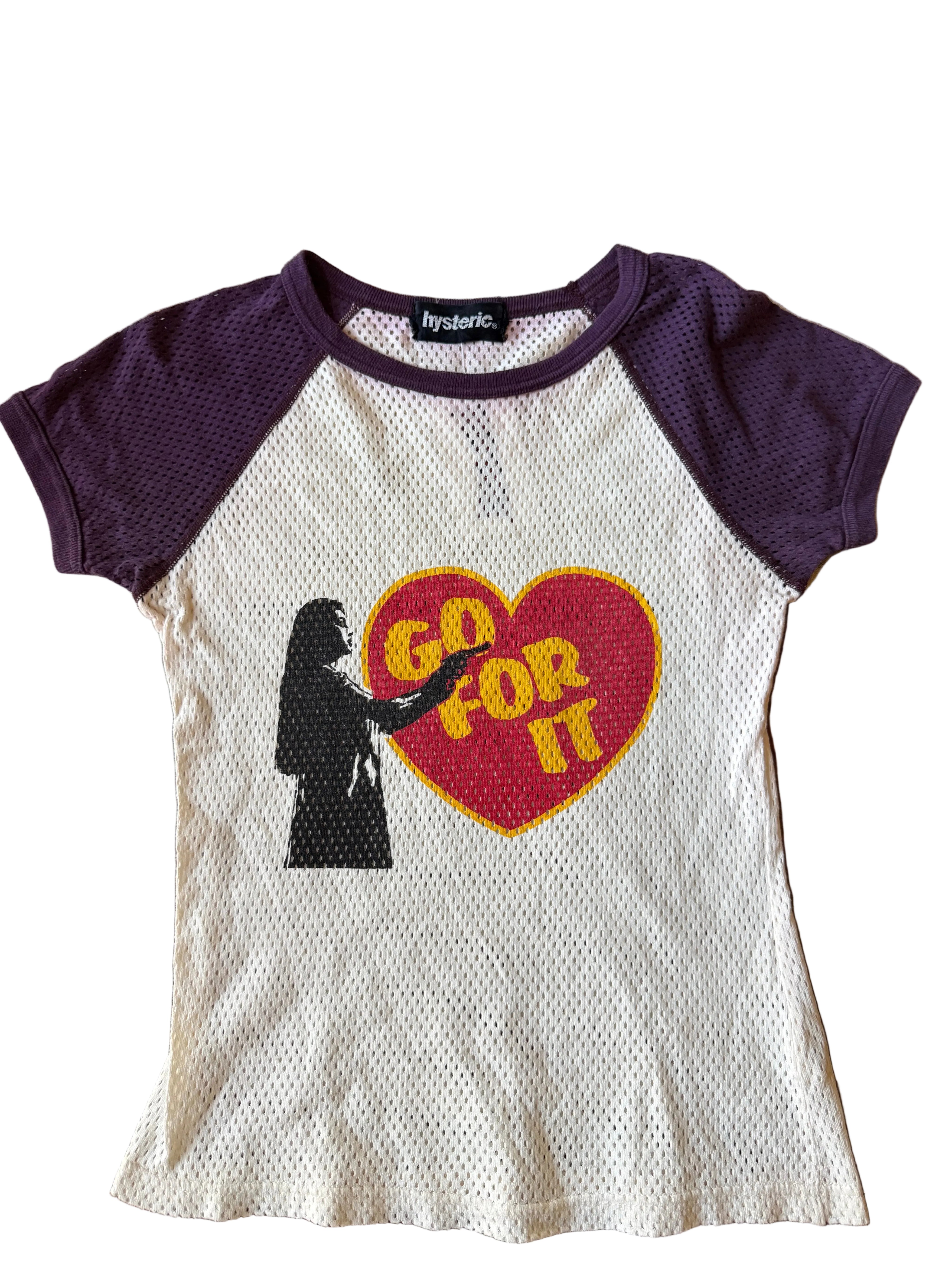 Hysteric Glamour Jersey Baby Tee (S)
