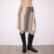 Y2K MAXMARA Tan Wool Skirt (S)