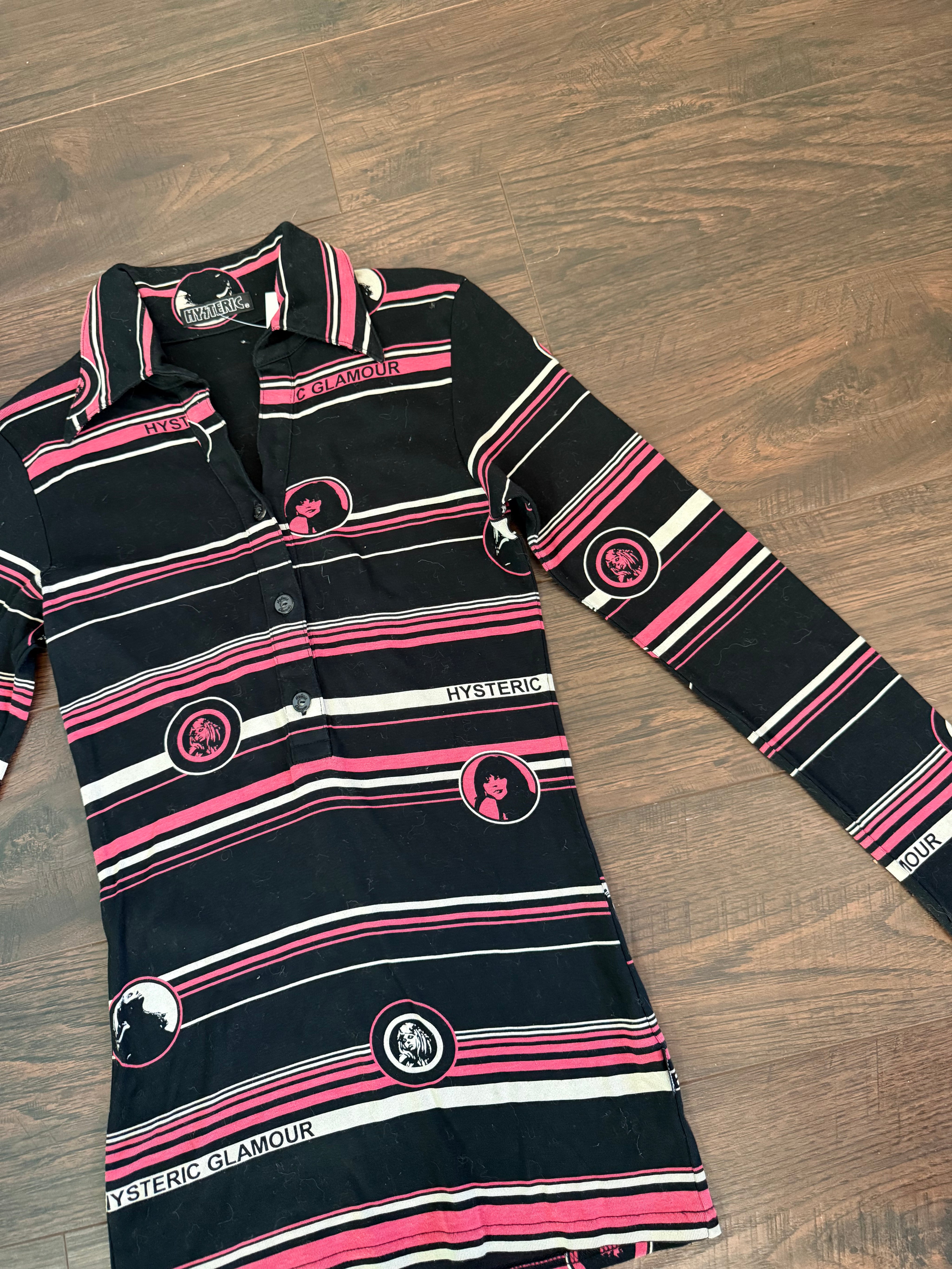 Rare Hysteric Glamour Striped Top (S)