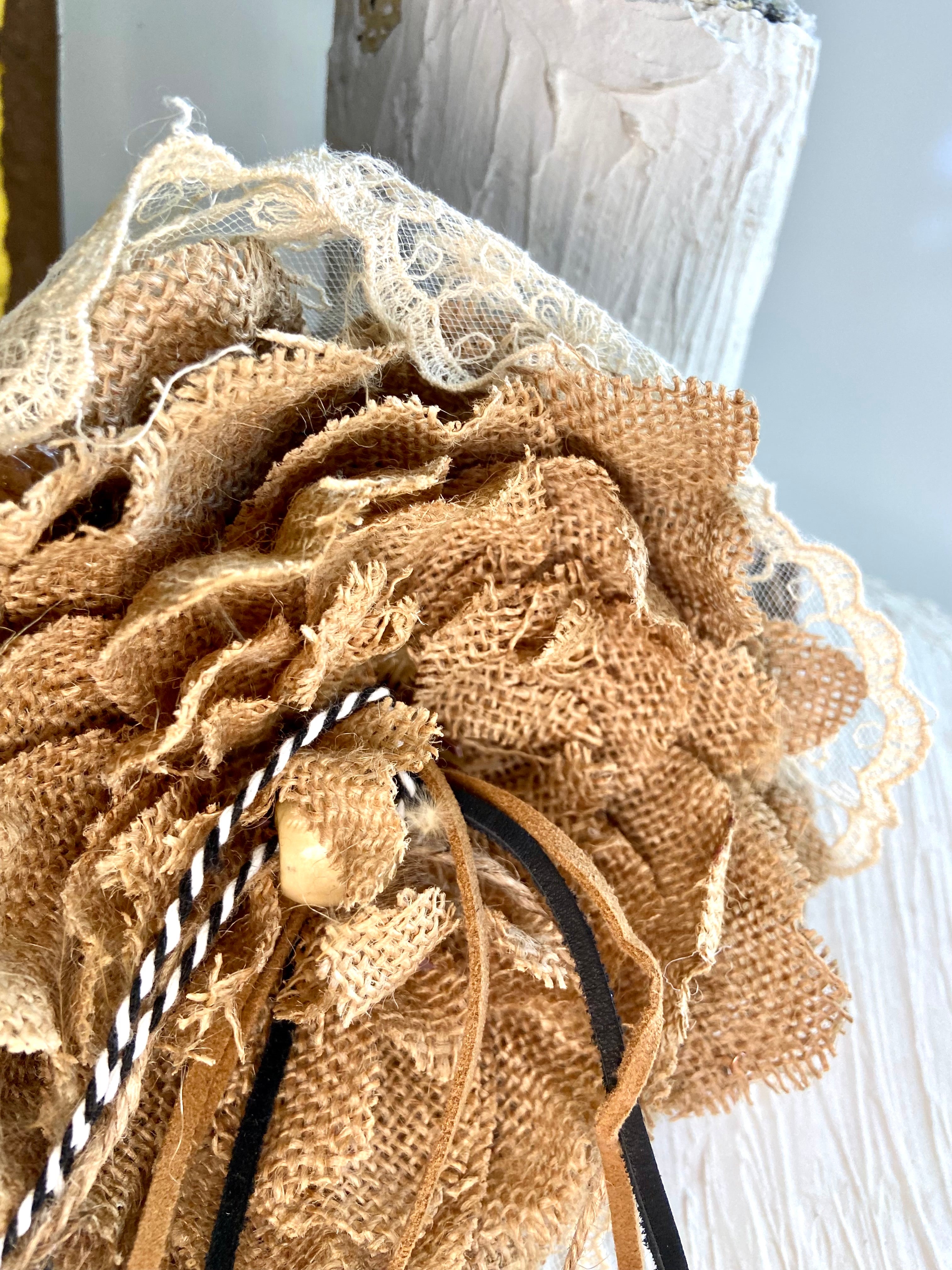 BOHO big flower choker/ belt