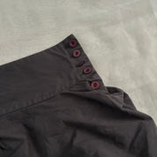 Y2K Allsaints Parachute Ruffle Skirt (M)