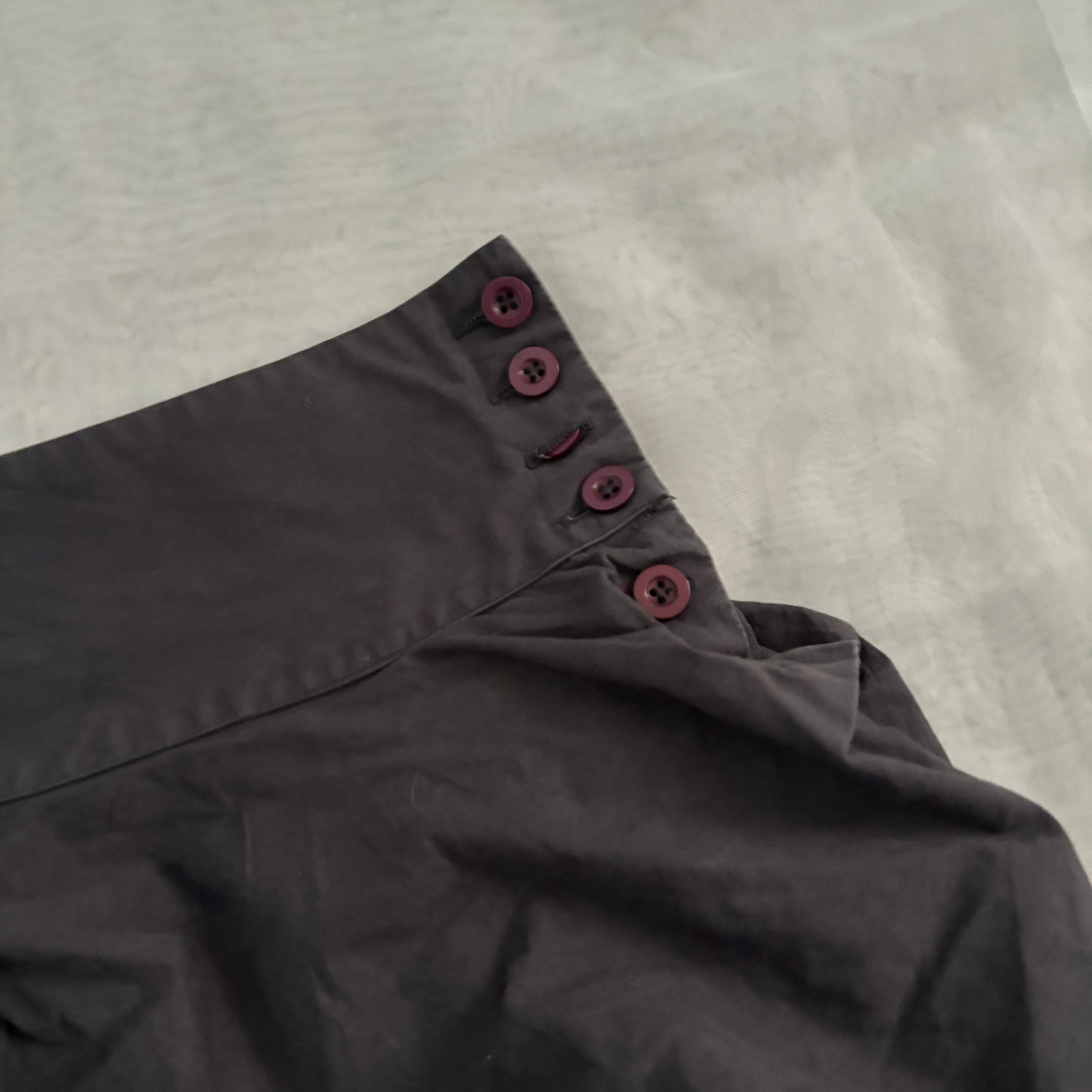 Y2K Allsaints Parachute Ruffle Skirt (M)