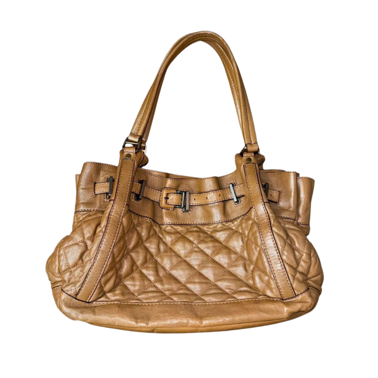Burberry Quilted Lambskin Leather Bag