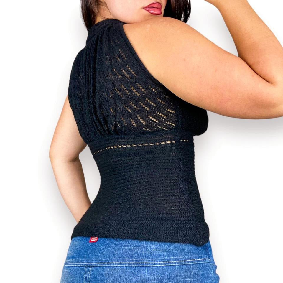 2000s Alpaca Wool Knit Cami (S)