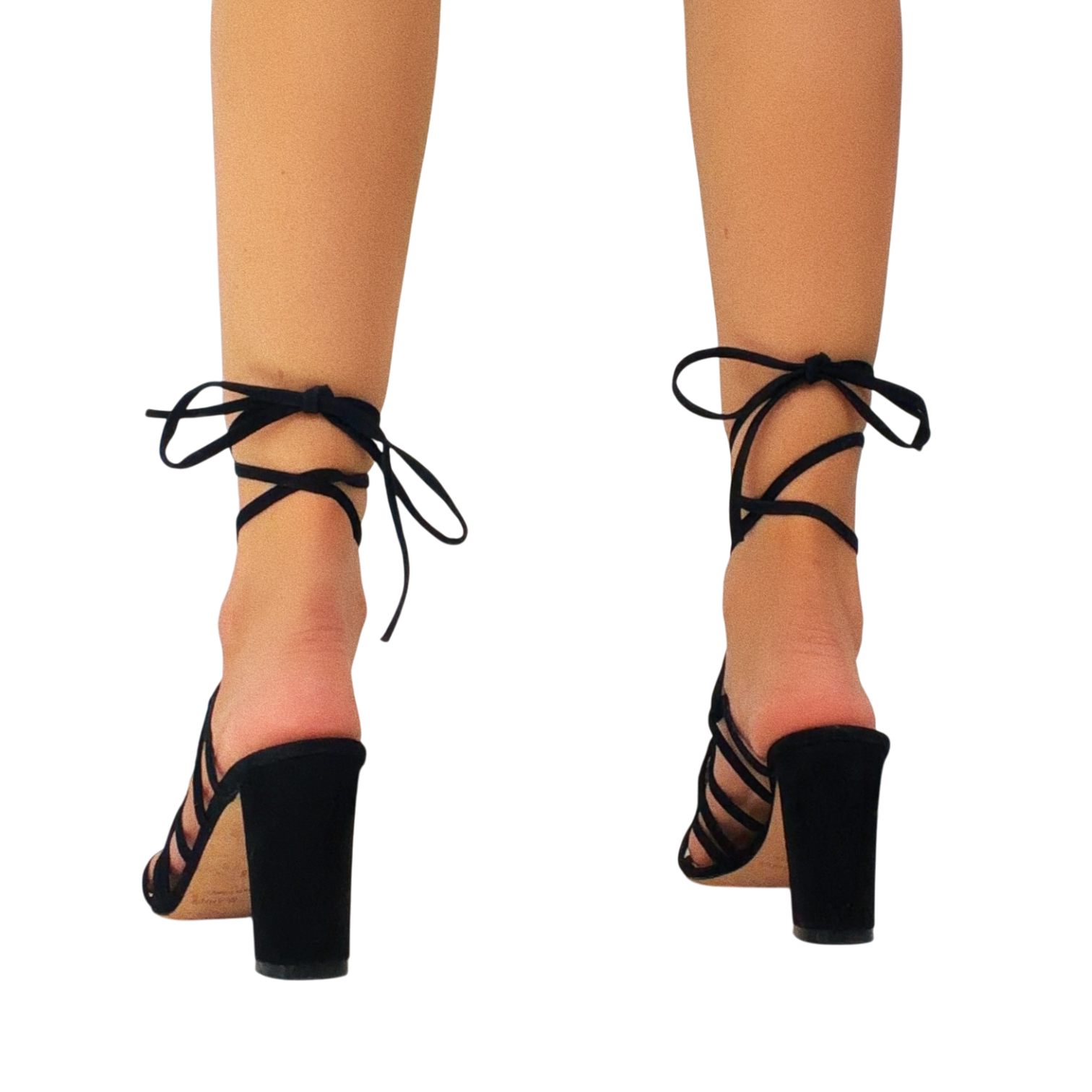 Vintage Manolo Blahnik Suede Lace Up Heels (5.5-6.5)