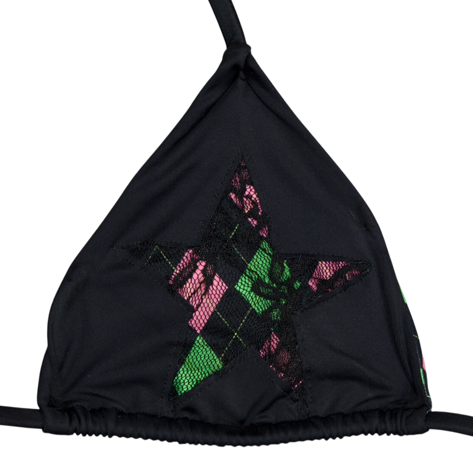 Argyle Laced Bikini Top (XS-XL)