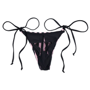 Stripe Laced Bikini Bottom (XS-XL)